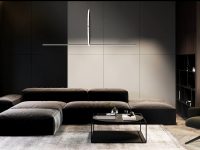 simple minimalist living room romance