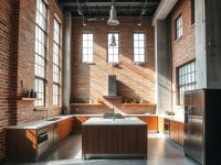 modern industrial kitchen