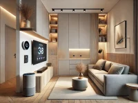 generate image small livingroom Space Optimization Meets Technology