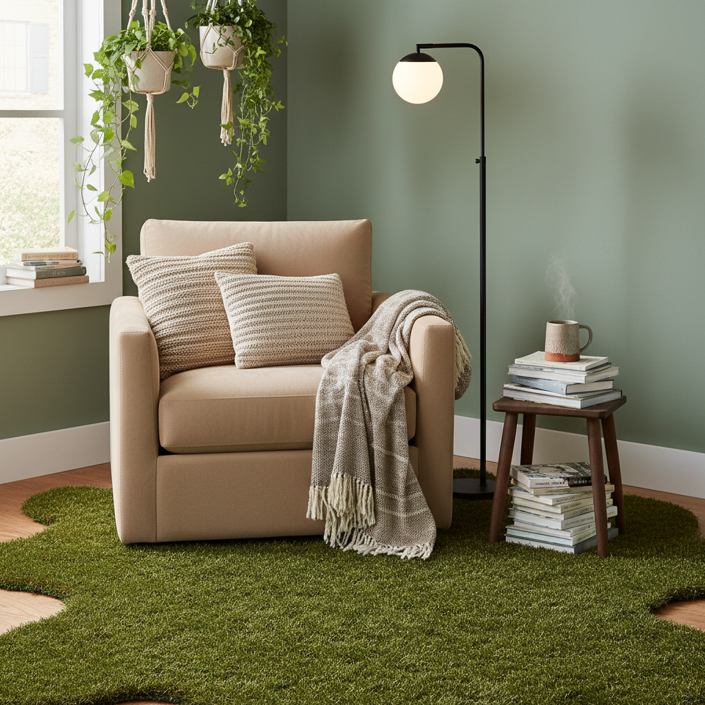 Bring the Outdoors In: Transform Your Living Room with Indoor Artificial Grass Rug Ideas - image 2
