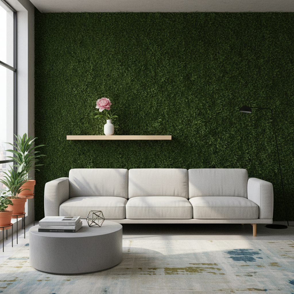 Artificial Grass Hanging Wall Ideas: Elevate Your Home with Unique Vertical Decor - image 1