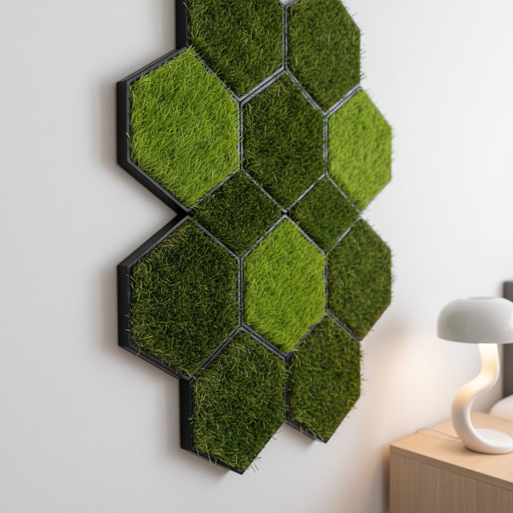 Transform Your Sanctuary: Inspiring Faux Grass Wall Art Ideas for Contemporary Bedrooms - image 2