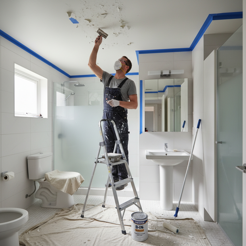How to Fix Paint Bubbling on Bathroom Ceiling: Causes, DIY Repairs, and Prevention - image 2