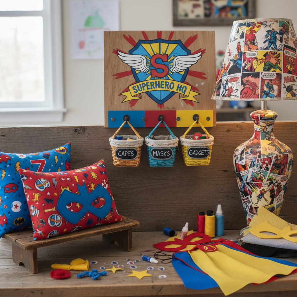 Superhero Themed Kids Room DIY Projects: 12 Easy, Budget-Friendly Ideas to Transform a Kid’s Space - image 2