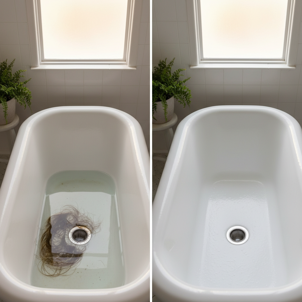 Slow Draining Bathtub Solution: A Complete DIY Guide to Fix and Prevent Clogs - image 2