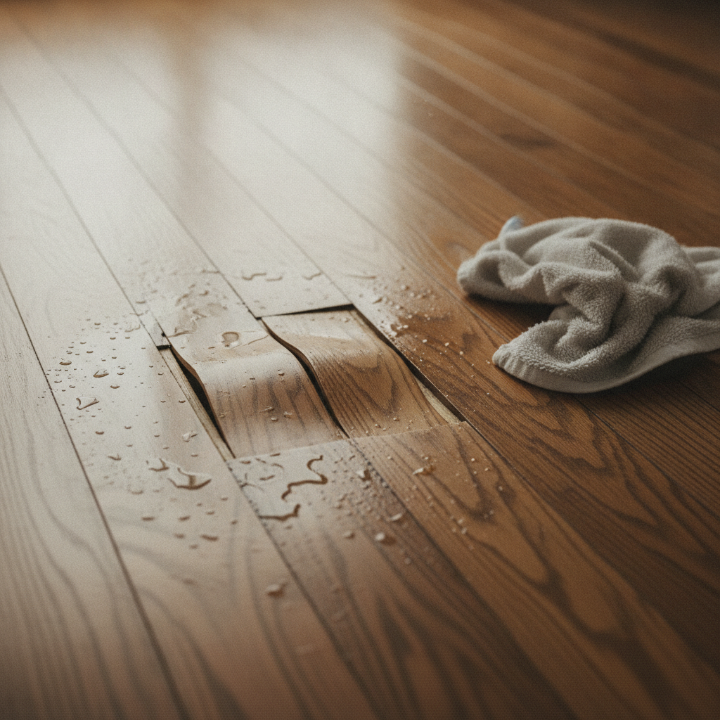 Floorboards Lifting After Water Spill: What to Do Now, How to Repair, and How to Prevent It - image 1