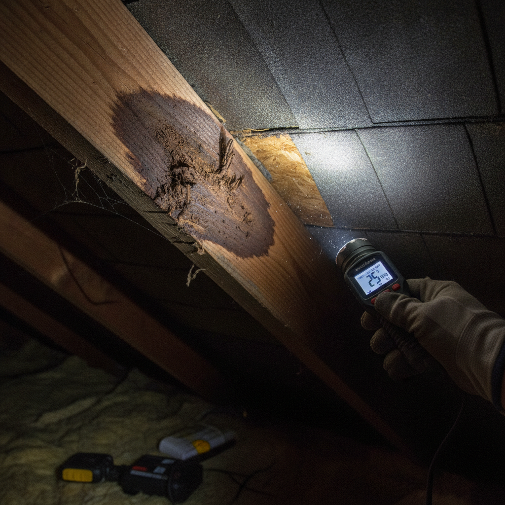 What to Do When Your Attic Beams Are Showing Moisture: Causes, Inspections, Repairs, and Prevention - image 2