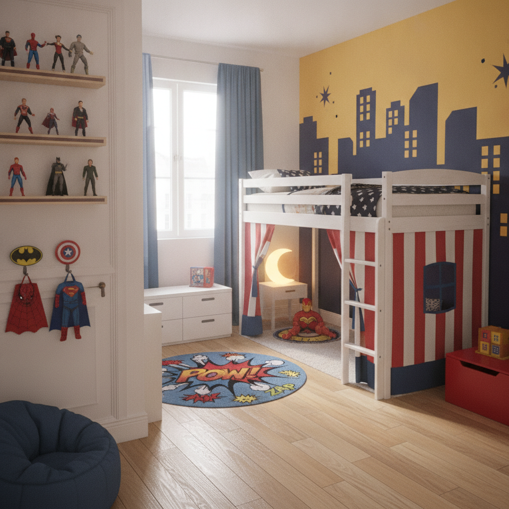 Superhero Bedroom Decor for Small Kids Room: Big Ideas for Tiny Spaces - image 1